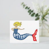 Betterton, Maryland Mermaid Briefkaart (Staand voorkant)