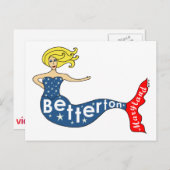 Betterton, Maryland Mermaid Briefkaart (Voorkant / Achterkant)