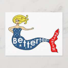 Betterton, Maryland Mermaid Briefkaart
