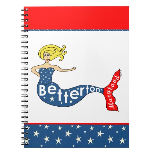 Betterton, Maryland Mermaid Spiral notebook Notitieboek (Voorkant)