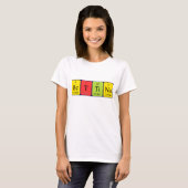 Bettina periodiek table name shirt (Voorkant volledig)