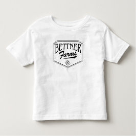 Bettner Boerderijen Badge Design Peuter Tshirt