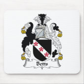 Betts Family Crest Muismat (Voorkant)