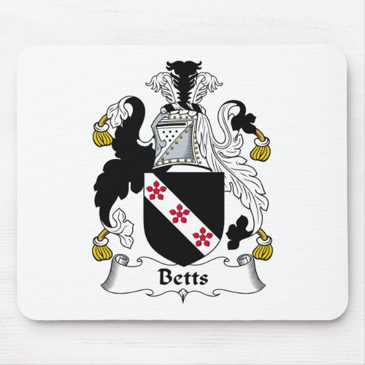 Betts Family Crest Muismat (Voorkant)
