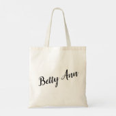 Betty Ann  Script Design Canvas tas (Achterkant)