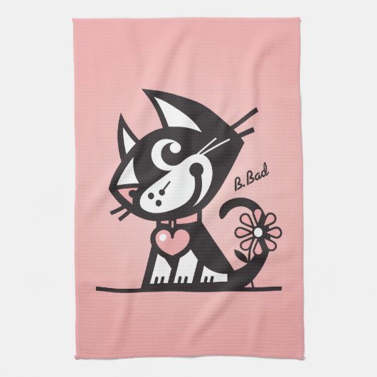 BETTY BAD KAT THEEDOEK (Verticaal)