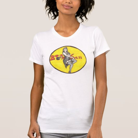 Betty bombshell van vrouwen t-shirt (Voorkant)