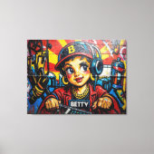 BETTY BOOP-3 CANVAS AFDRUK (Voorkant)
