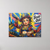 BETTY BOOP-4 CANVAS AFDRUK (Voorkant)