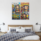 BETTY BOOP-5 CANVAS AFDRUK (Insitu (Slaapkamer))