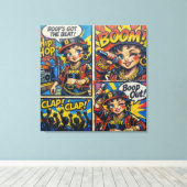 BETTY BOOP-5 CANVAS AFDRUK (Insitu (Houten vloer))