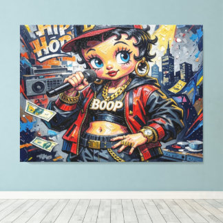 BETTY BOOP CANVAS AFDRUK