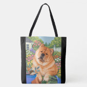 BETTY BOOP de Gladde Chow Tote Bag (Voorkant)
