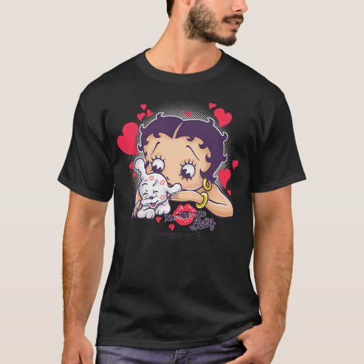 Betty Boop Puppy Love T-shirt (Voorkant)