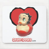 Betty Boop Rubber Duck Mousepad Muismat (Voorkant)
