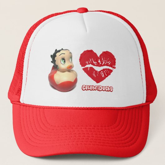 Betty Boop Rubber Ducks CelebriDucks Trucker Pet (Voorkant)