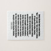 Betty Botter Better Butter (Tongue Twister) Legpuzzel (Horizontaal)