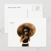 Betty Compson schoonheid in badpak Briefkaart (Voorkant / Achterkant)