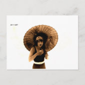 Betty Compson schoonheid in badpak Briefkaart (Voorkant)