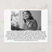 Betty Friedan - Feminist Briefkaart (Voorkant)