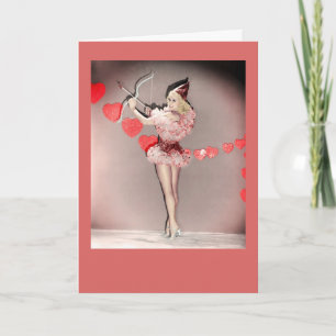 Betty Grable Valentijnsdag Kaart