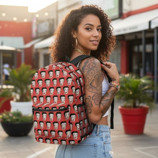 Betty Printed Backpack Bedrukte Rugzak