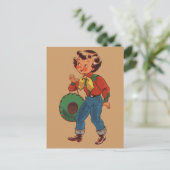 Betty the Cowgirl Briefkaart (Staand voorkant)