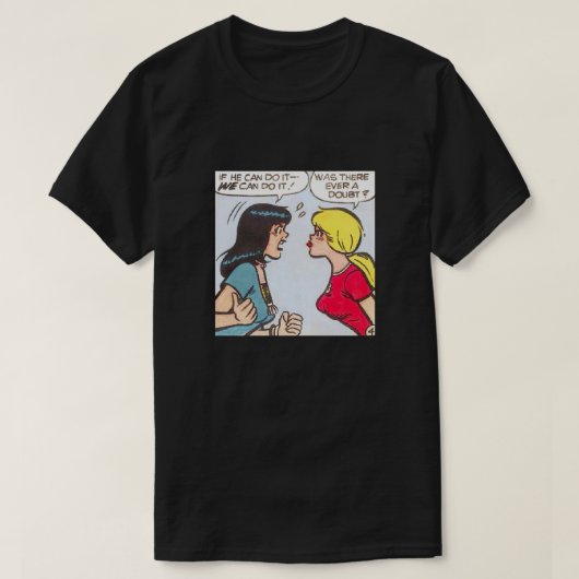 Betty Veronica Comic Strip Classic T-shirt (Design voorkant)