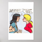 Betty Veronica Comic Strip Poster (Voorkant)