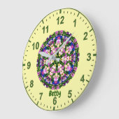 BETTY WOW! Meerkleurige miniatuurpantsergeel Grote Klok (Hoek)