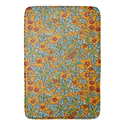 Betty's gele bloemen badmat (Voorkant Verticaal)