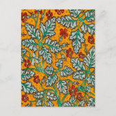 Betty's gele bloemen briefkaart (Voorkant)