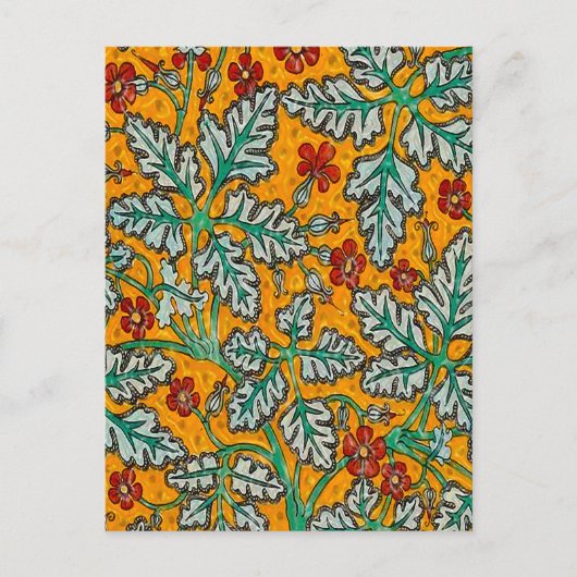 Betty's gele bloemen briefkaart (Voorkant)