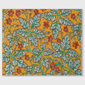 Betty's gele bloemen cadeaupapier (Vlak)