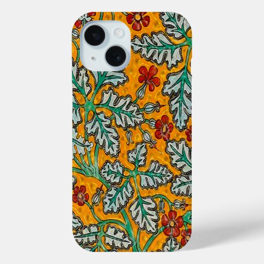 Betty's gele bloemen Case-Mate iPhone case (Achterkant)