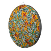 Betty's gele bloemen dartbord (Voorkant Rechts)
