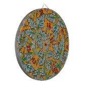 Betty's gele bloemen dartbord (Voorkant Links)