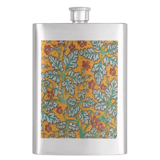 Betty's gele bloemen flacon (Voorkant)