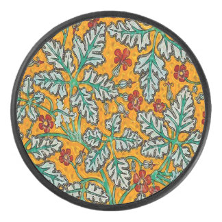 Bettys Gele Bloemen Hockey Puck