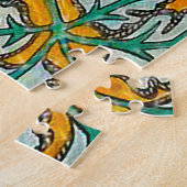 Betty's gele bloemen legpuzzel (Zijkant)