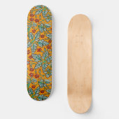 Betty's gele bloemen persoonlijk skateboard (Voorkant)
