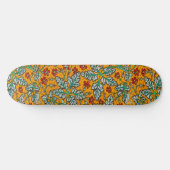 Betty's gele bloemen persoonlijk skateboard (Horizontaal)