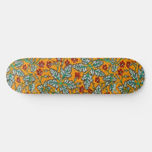 Betty's gele bloemen persoonlijk skateboard (Horizontaal)