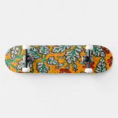 Betty's gele bloemen persoonlijk skateboard (Horizontaal)