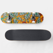 Betty's gele bloemen persoonlijk skateboard (Horizontaal)
