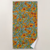Betty's gele bloemen strandlaken (Voorkant)