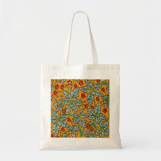 Betty's gele bloemen tote bag (Voorkant)