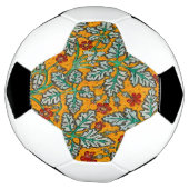 Betty's gele bloemen voetbal (Gedraaid)