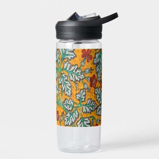 Betty's gele bloemen waterfles (Links)