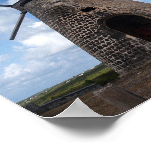 Bettys Hope in Antigua Canvas Print (Hoek)